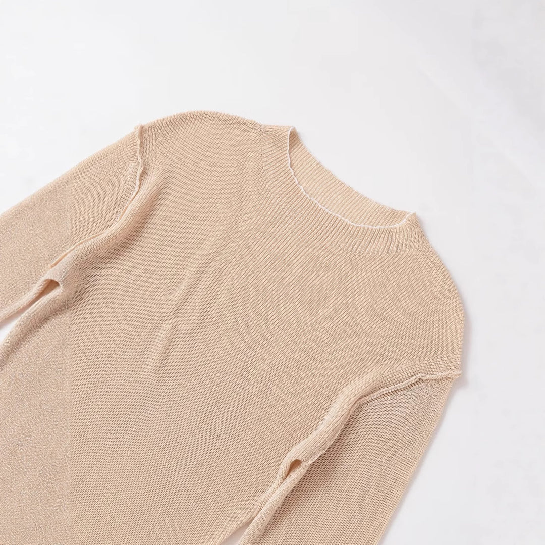 Damen langärmeliges Strickshirt Fudus