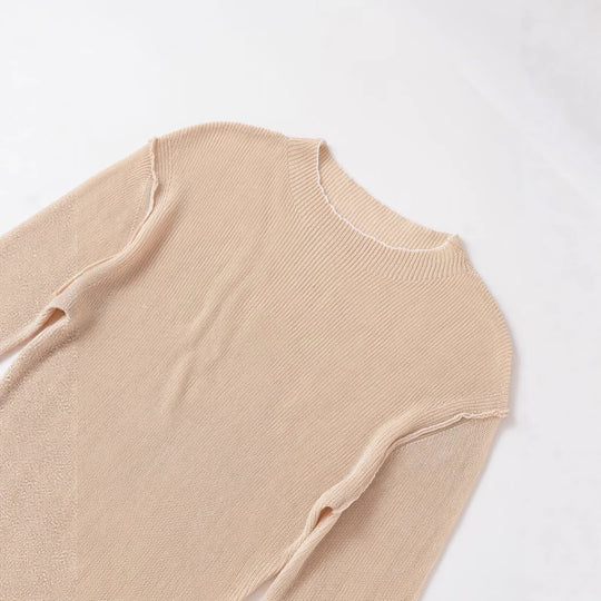 Damen langärmeliges Strickshirt Fudus