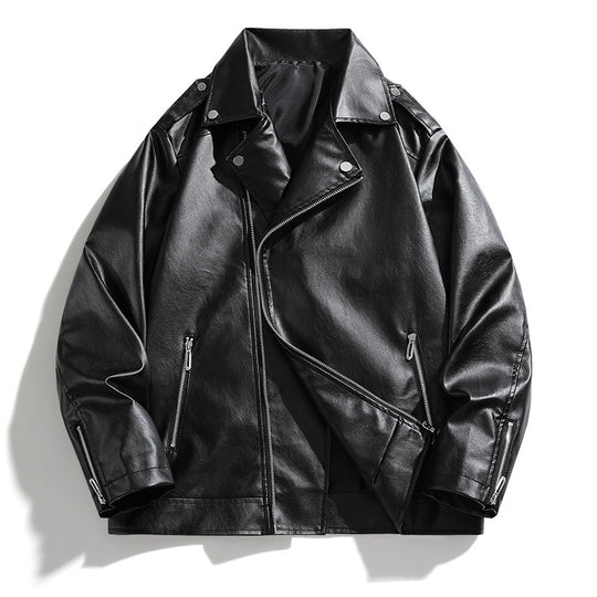 Damen klassisches Kunstleder-Bikerjacke Fudus