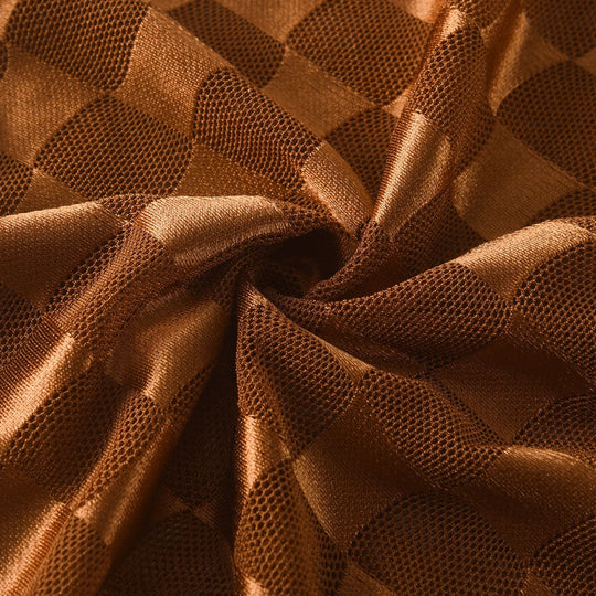 Damen langärmliges Figurbetontes Netzkleid