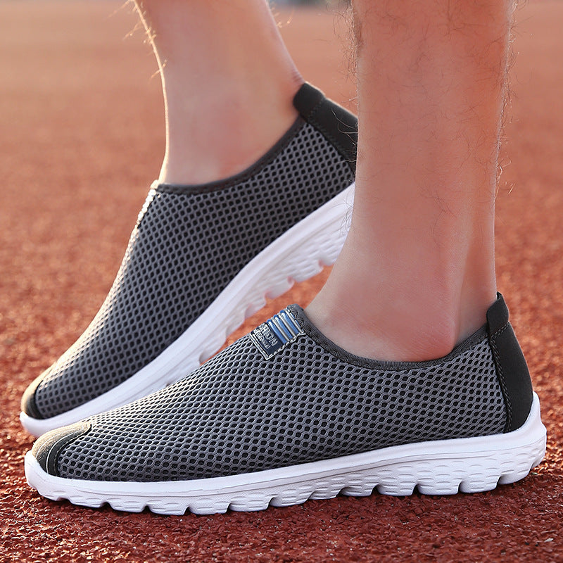 Herren Leichte Slip-On Aqua Sneaker