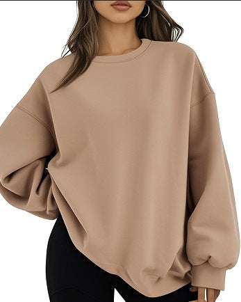 Damen lässiger Oversized Pulli Fudus