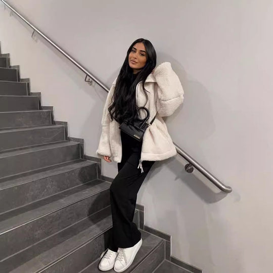 Damen Kuscheljacke Fudus