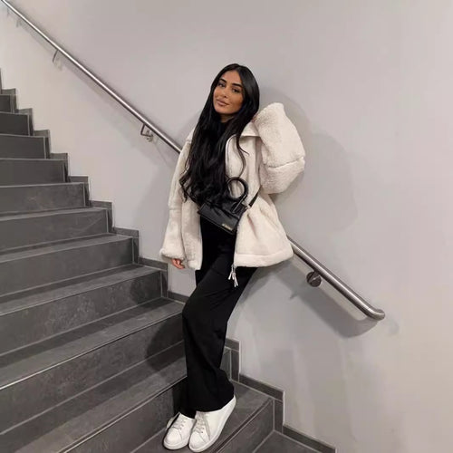 Damen Kuscheljacke Fudus