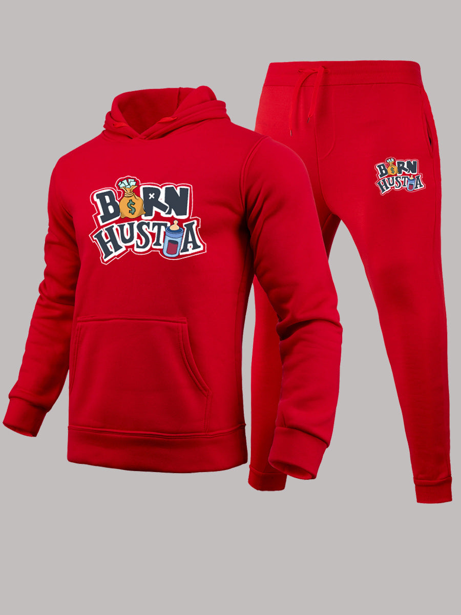 Damen Hoodie mit Jogginghose-Set im Urban-Style Fudus