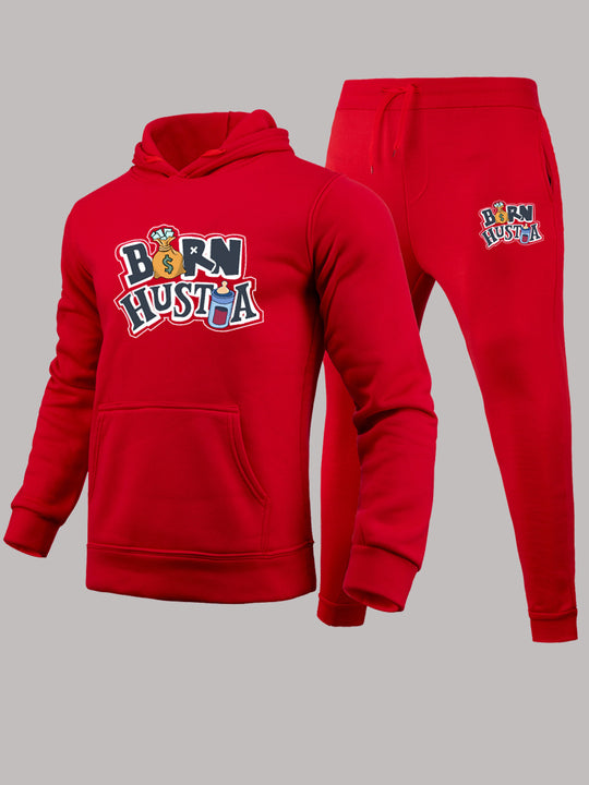 Damen Hoodie mit Jogginghose-Set im Urban-Style Fudus
