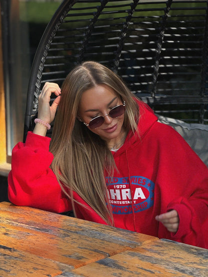 Damen Kapuzenpullover mit kreativem Vintage-Design und komfortablem Schnitt Fudus