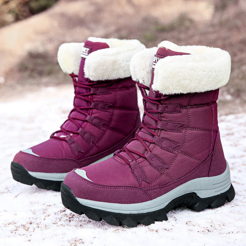 Damen Isolierte Winterstiefel mit rutschfester Sohlenkonstruktion und kuscheligem Innenfutter Fudus