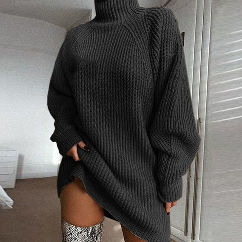 Damen Grobstrick Oversized Pullover Fudus