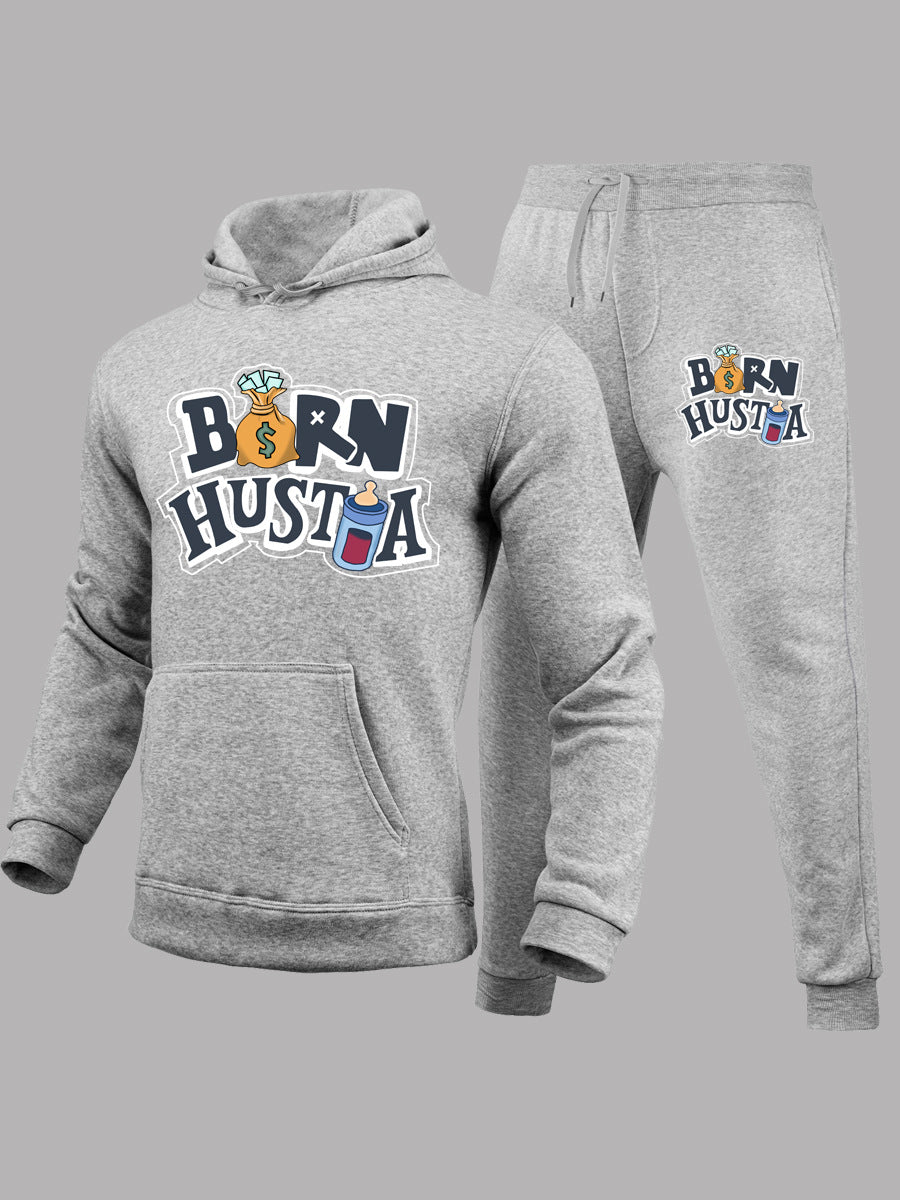 Damen Hoodie mit Jogginghose-Set im Urban-Style Fudus