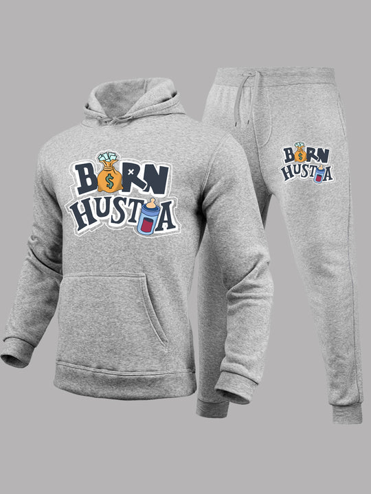 Damen Hoodie mit Jogginghose-Set im Urban-Style Fudus