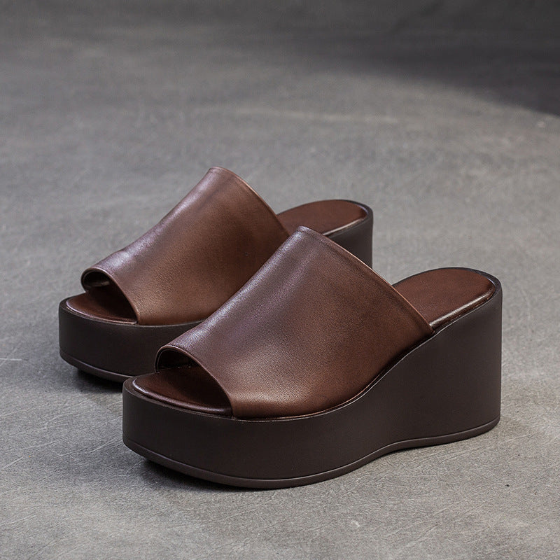 Damen Plattform Mules Mit Elegantem Design Und Angenehmer Dämpfung