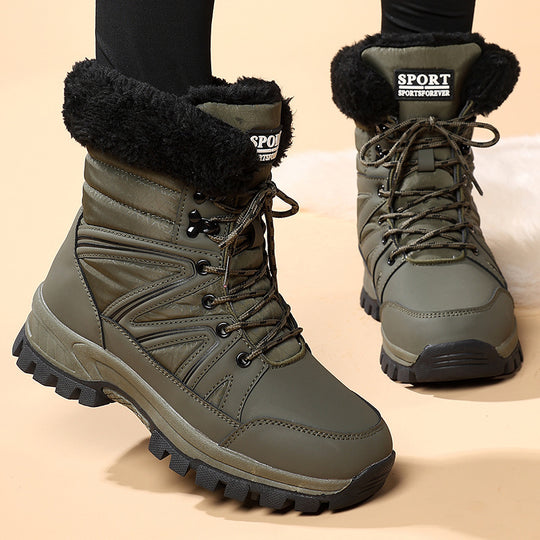 Damen Hochleistungs-Winterstiefel mit wärmendem Innenfutter und rutschfester Sohle Fudus