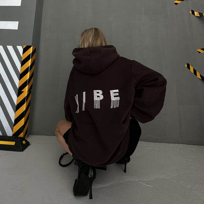 Damen Kapuzenpullover mit kreativem Details und legerem Schnitt Fudus