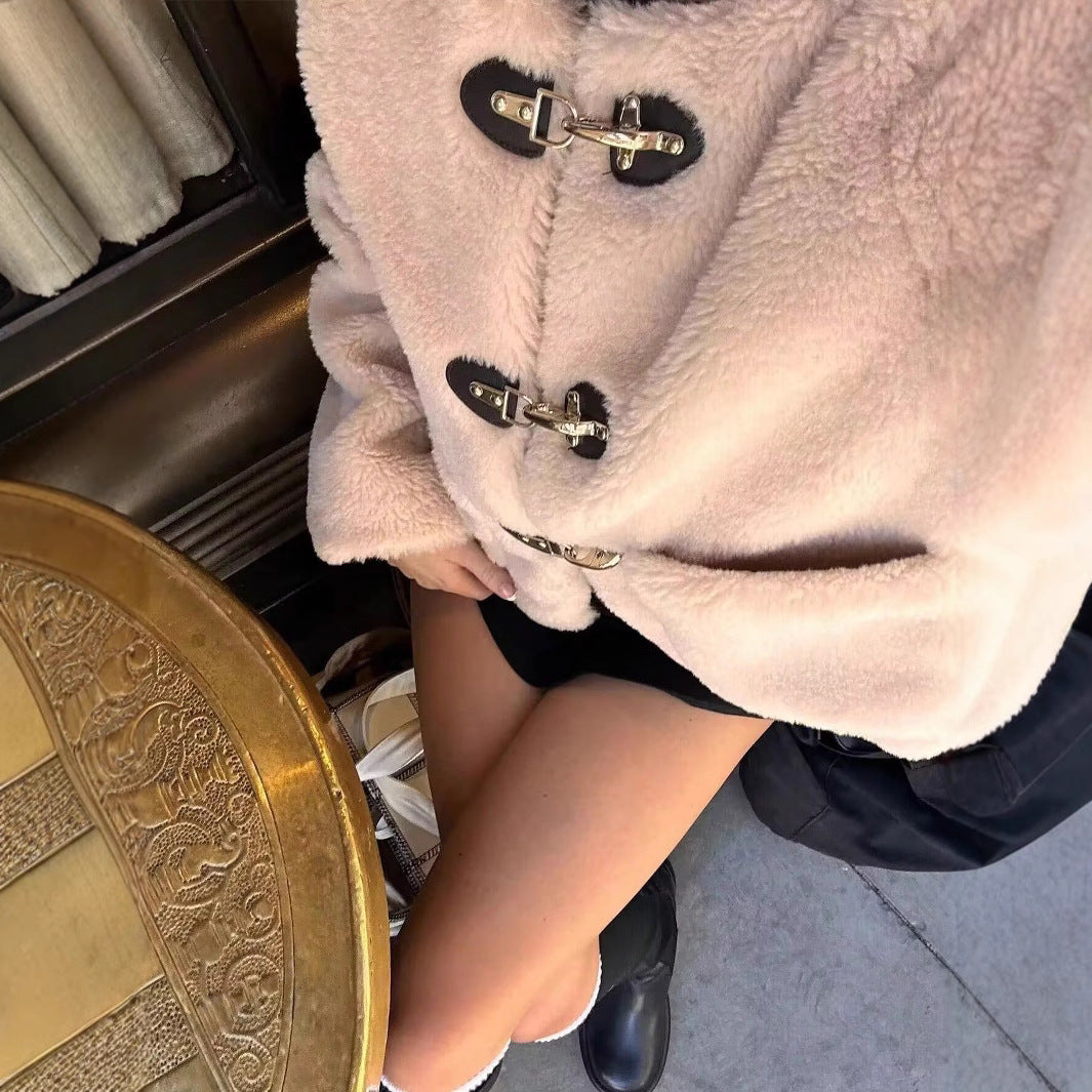 Damen Kuschelweiche Fleecejacke mit praktischen Taschen