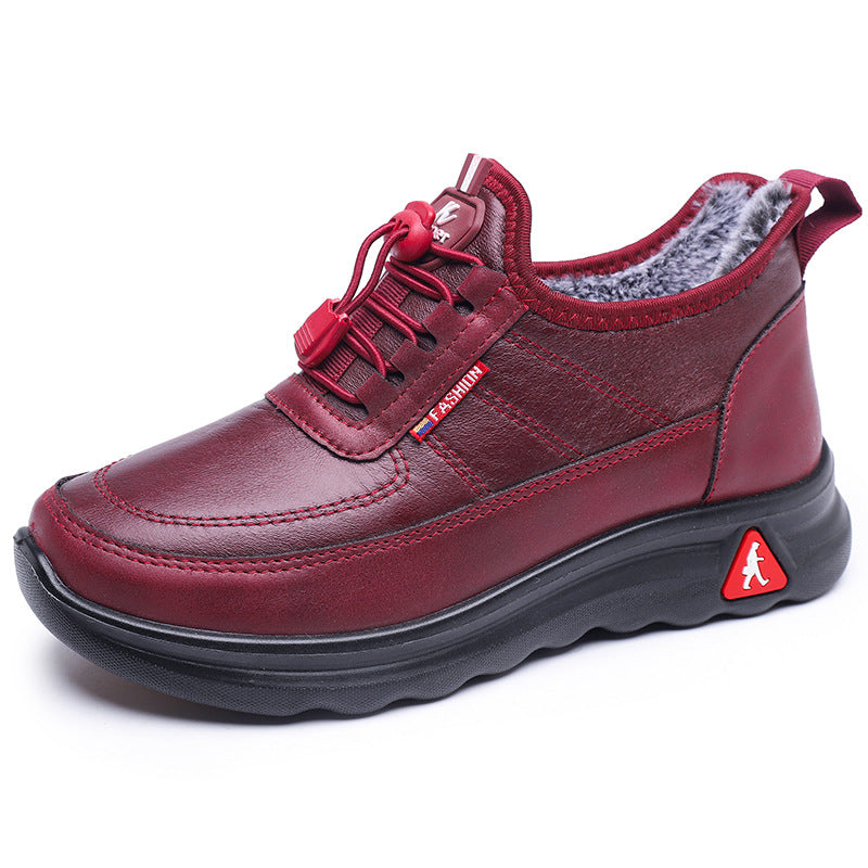 Damen Komfortable und warme Freizeit-Sneaker mit kuscheligem Innenfutter Fudus