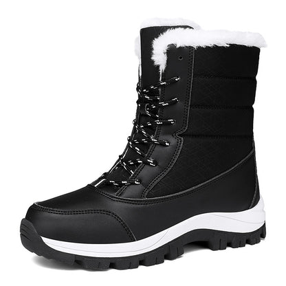 Damen Isolierte Winterstiefel mit rutschfester Sohle und weichem Innenfutter Fudus