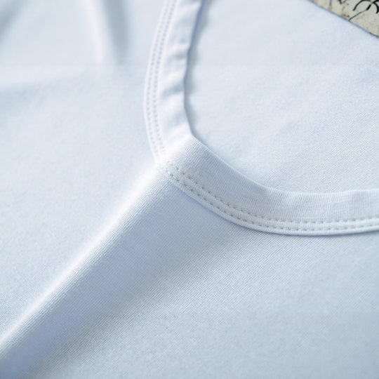 Damen langärmliges Rippenshirt mit raffinierten Drapierungsdetails Fudus