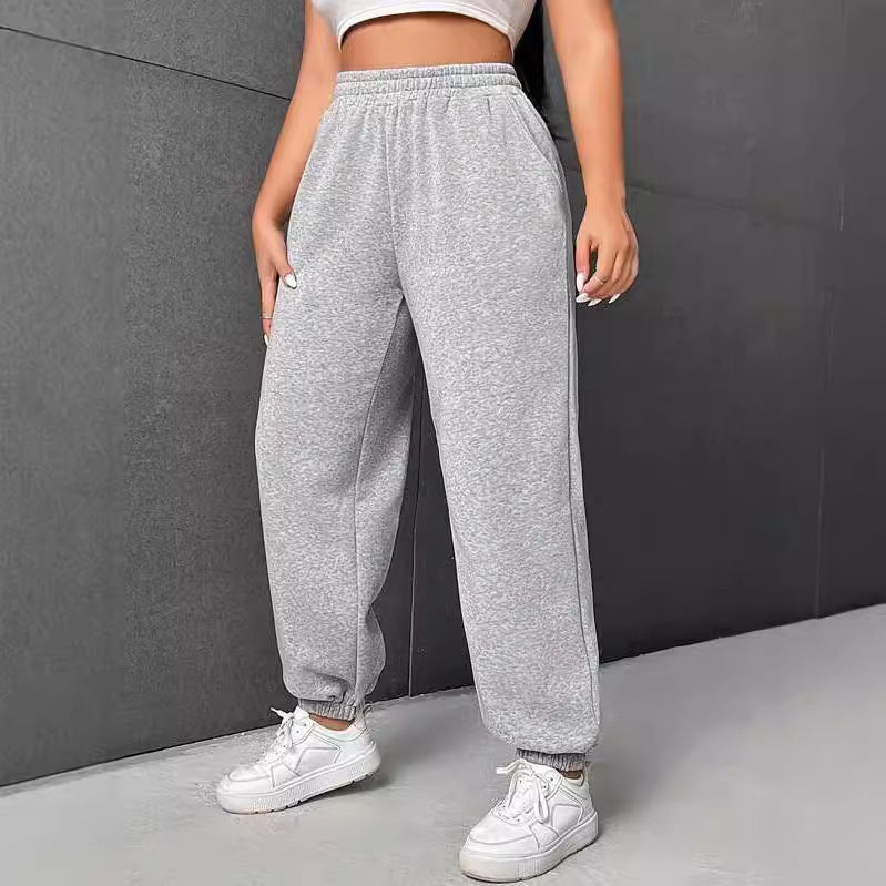 Damen sportive Relaxed-Fit Jogginghose Fudus