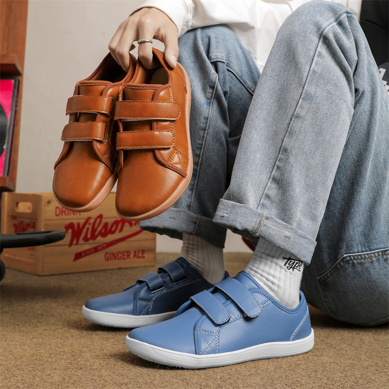 Fudus Herren Klettverschluss Spazier Schuhe Leicht Bequem Modern