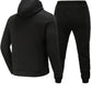 Damen Hoodie- und Jogginghose-Set mit stylish grafischem Design und bequemer Passform Fudus
