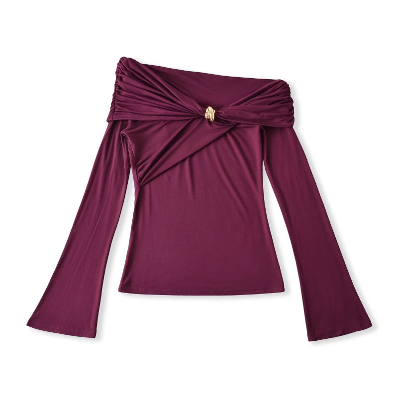 Damen Off-Shoulder Top Fudus