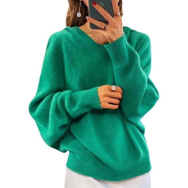 Damen gemütlicher Cashmere Pullover Fudus