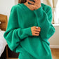 Damen gemütlicher Cashmere Pullover Fudus