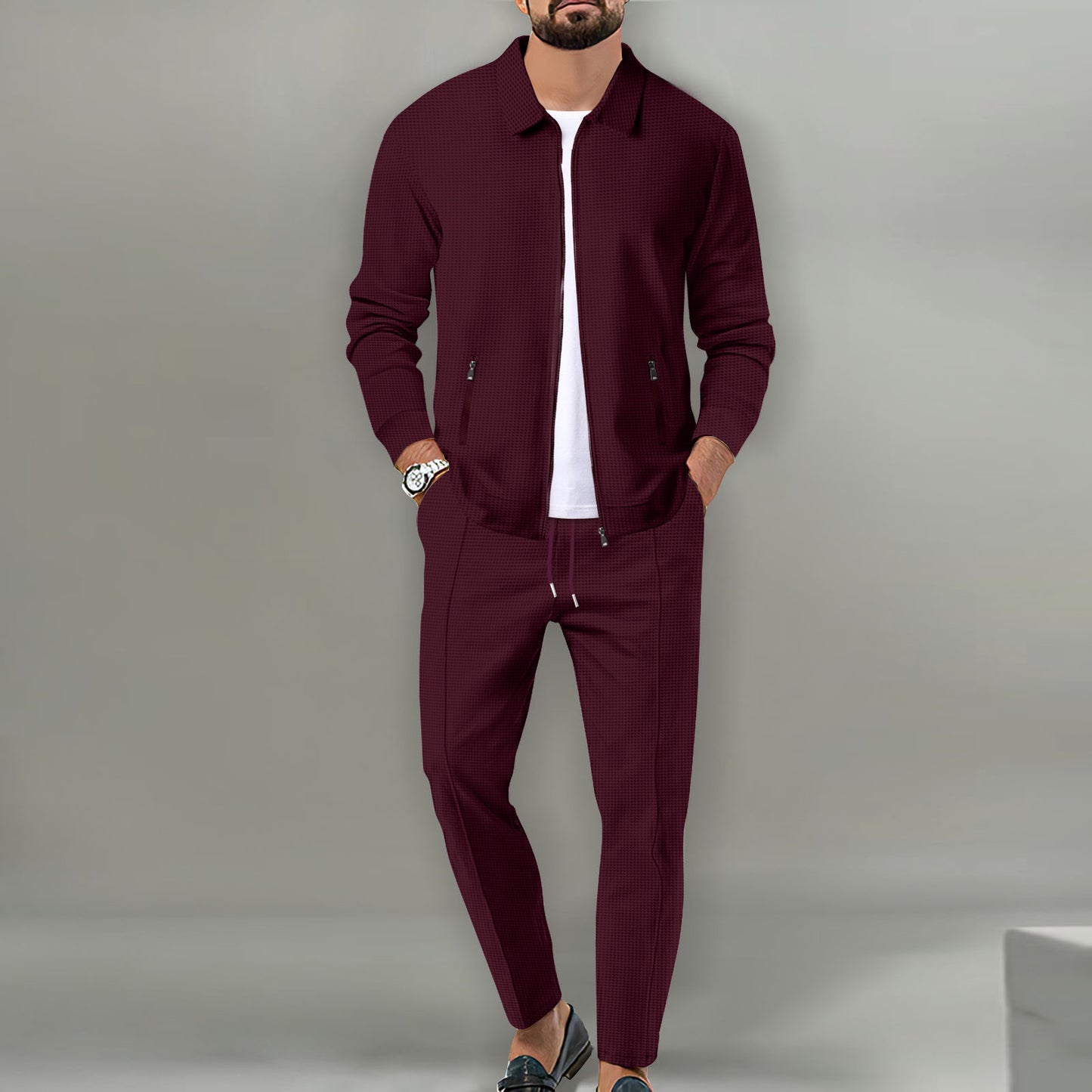 Herren sportliches Ensemble mit modernem Schnitt und atmungsaktivem Material Fudus