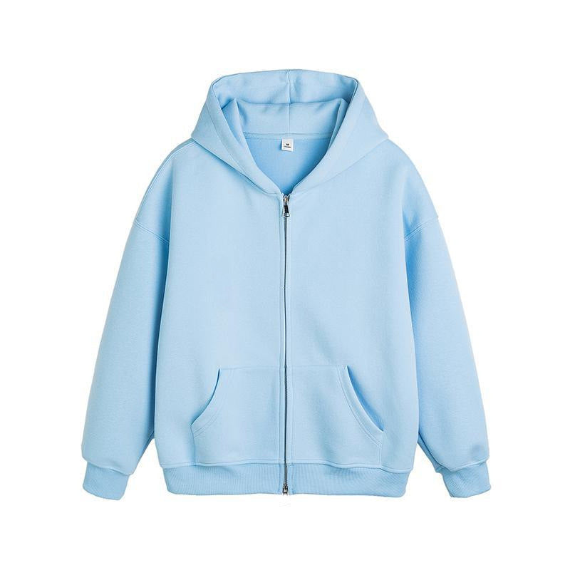 Damen Oversized Zip-Hoodie Fudus