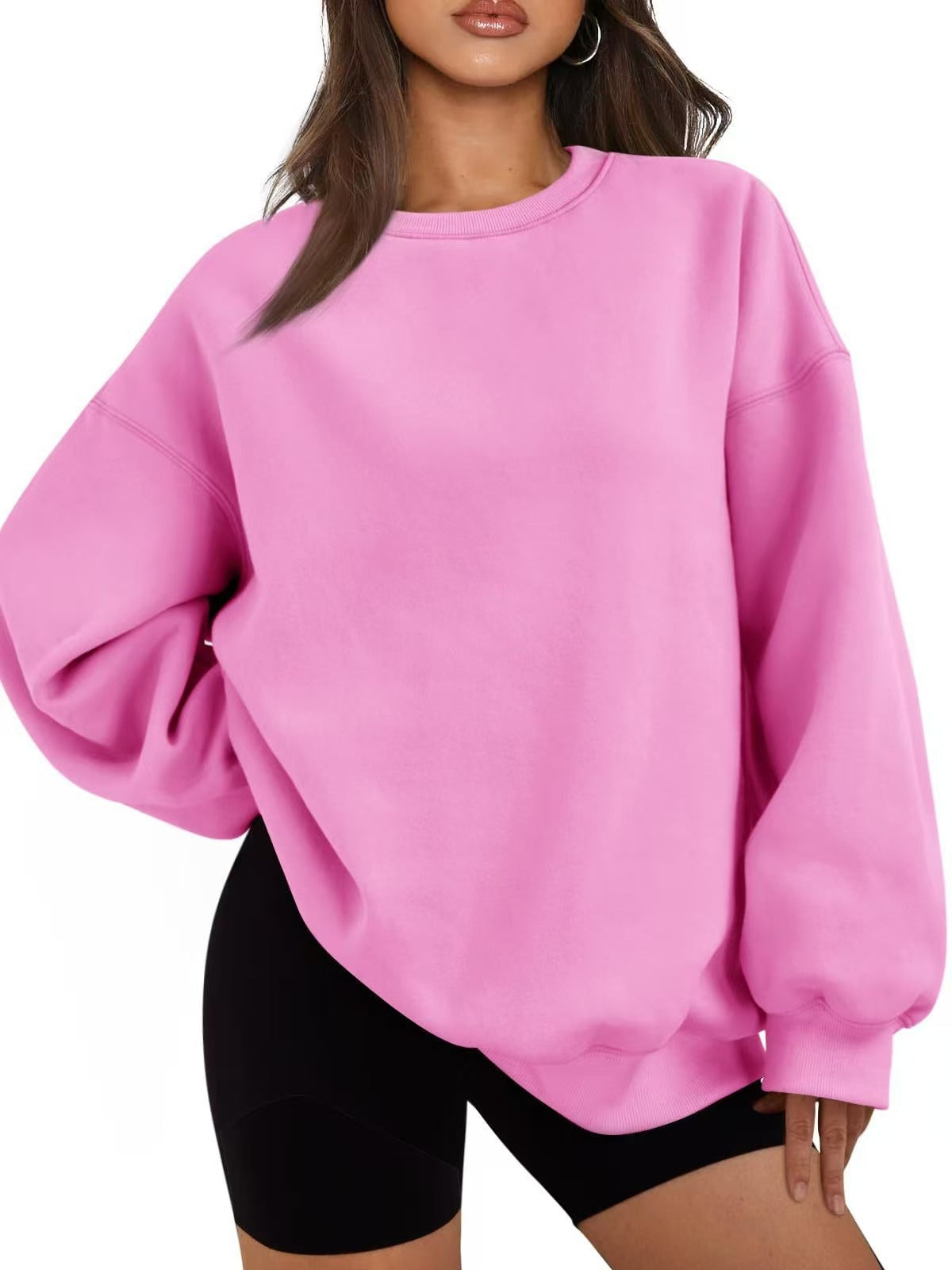 Damen lässiger Oversized Pulli Fudus