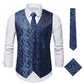 Anzugweste Herren Elegant Paisley