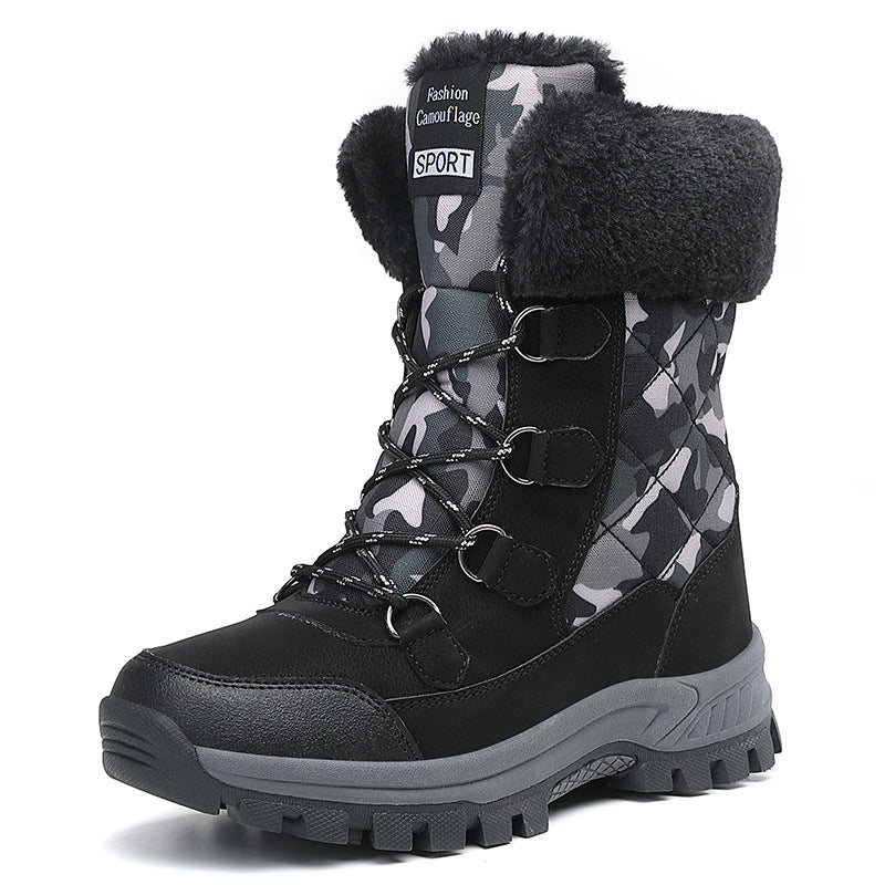 Damen isolierte Winterstiefel mit rutschfestem Profil und kuscheligem Innenfutter Fudus