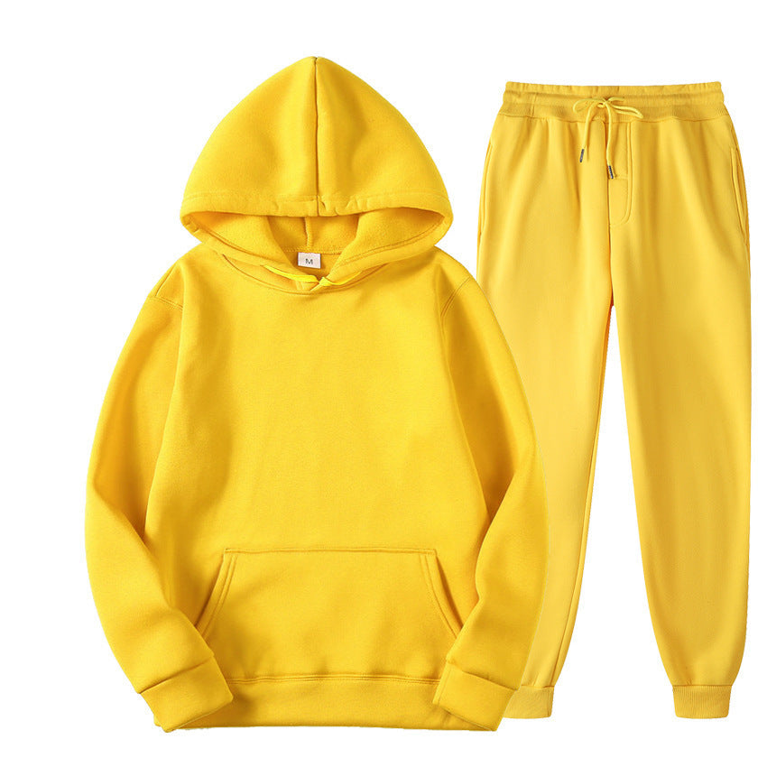 Damen Kapuzensweatshirt- und Jogginghose-Set Fudus
