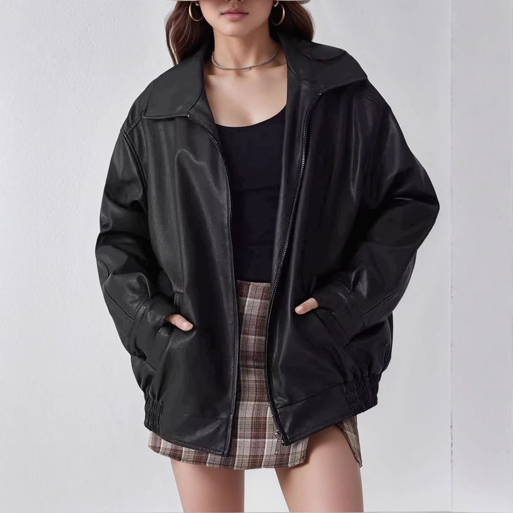 Damen lässige Oversized-Jacke mit modernem Schnitt Fudus