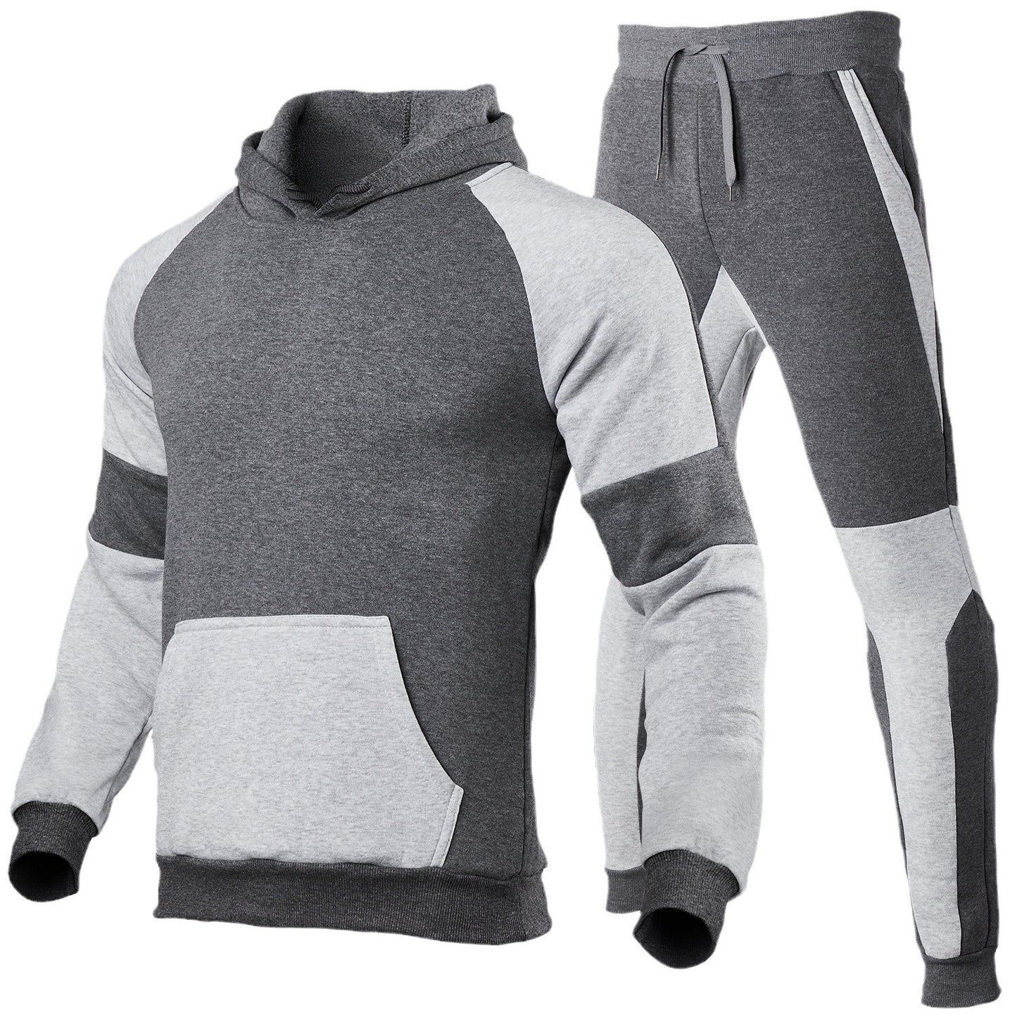 Herren Sportliches Hoodie und joggingset mit atmungsaktiven Einsätzen Fudus