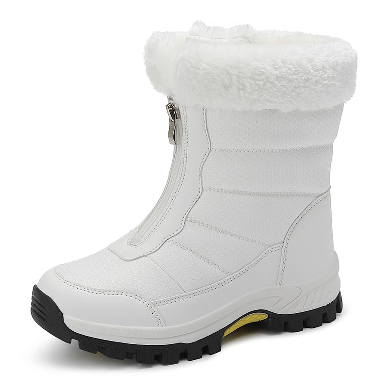 Damen isolierte Winterstiefel mit rutschfester Sohle und kuscheligem Innenfutter Fudus
