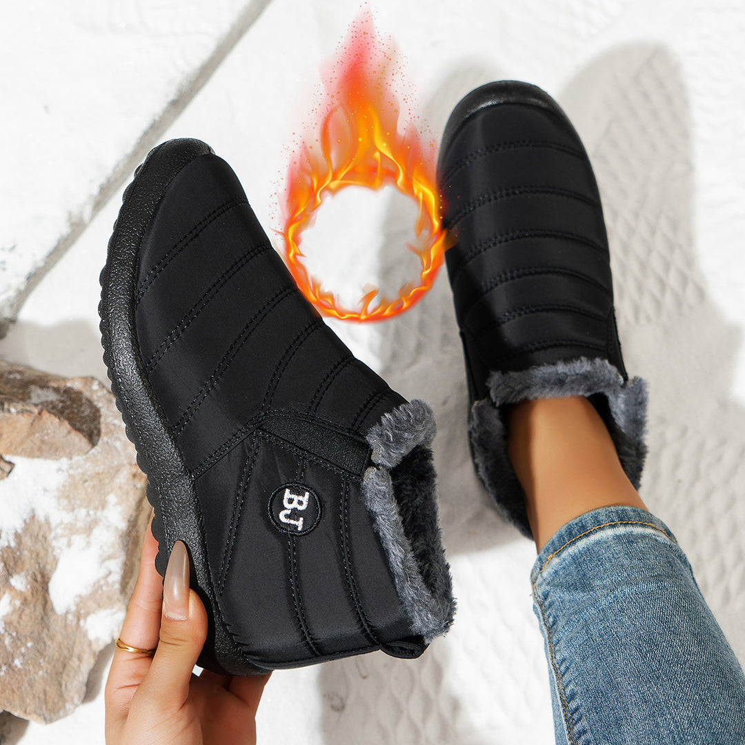 Damen Komfortable Winterboots mit kuscheligem Futter und rutschfester Sohle Fudus