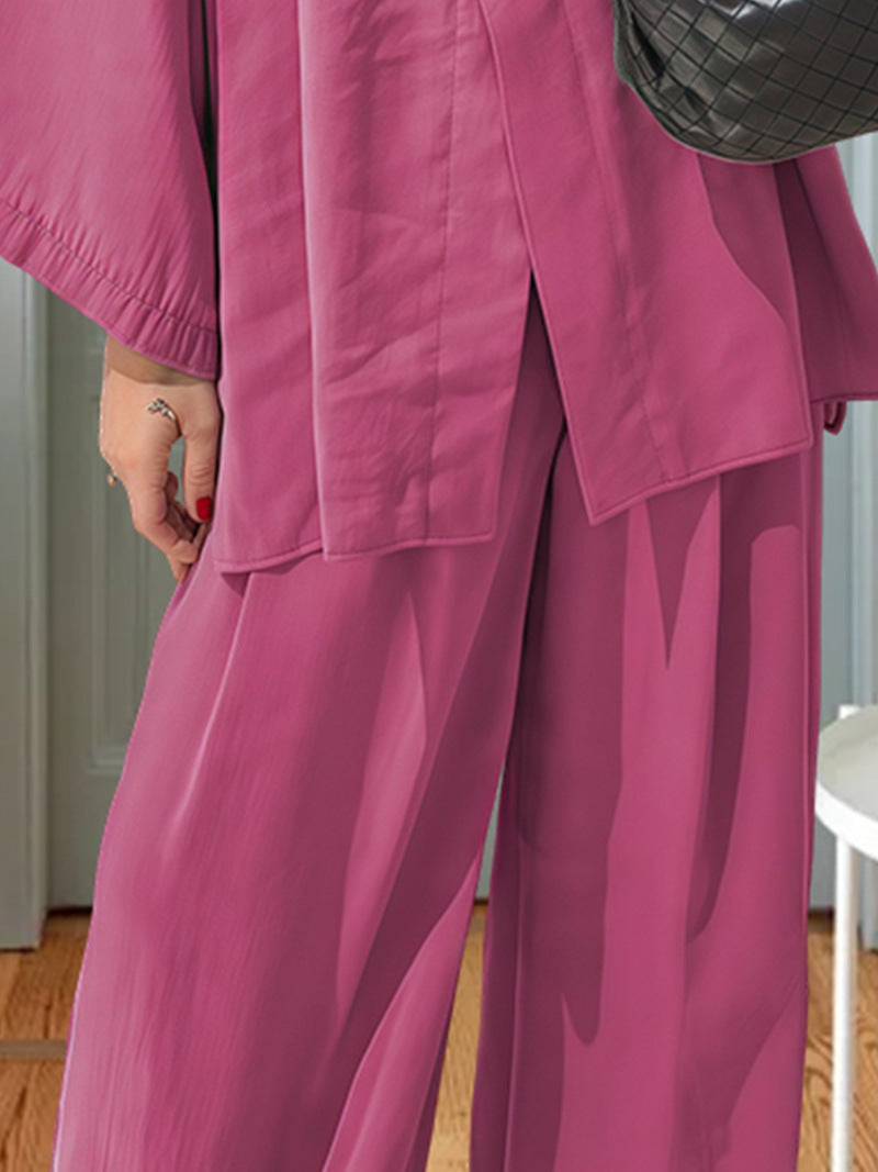 Damen lässige Oversized Blazerjacke mit weitem Schnitt Fudus