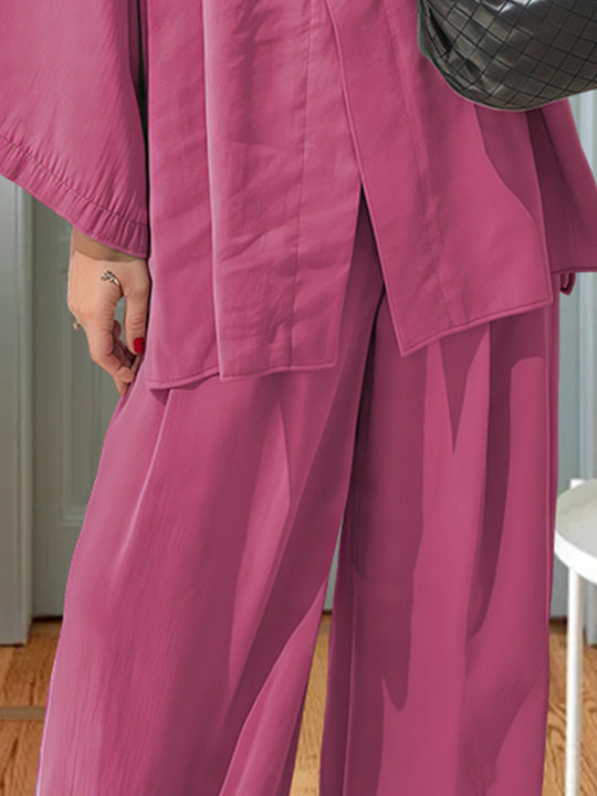 Damen lässige Oversized Blazerjacke mit weitem Schnitt Fudus