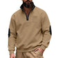 Herren pullover mit halbem Reißverschluss und modischem Schnitt Fudus