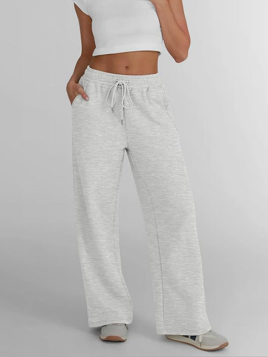 Damen lässige Freizeithosen mit weitem Schnitt Fudus