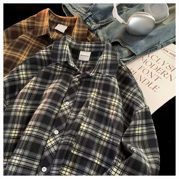 Damen Karo-Hemden mit lässigem Schnitt