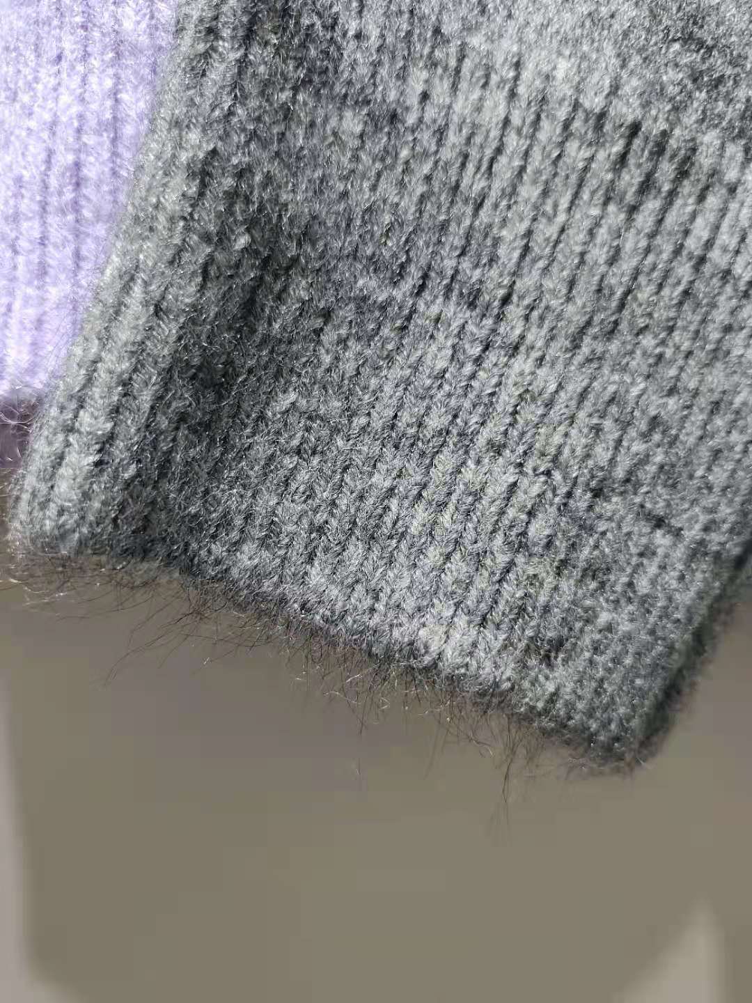 Damen Oversized Strickpullover mit hohem Kragen und extrem weichem Material Fudus