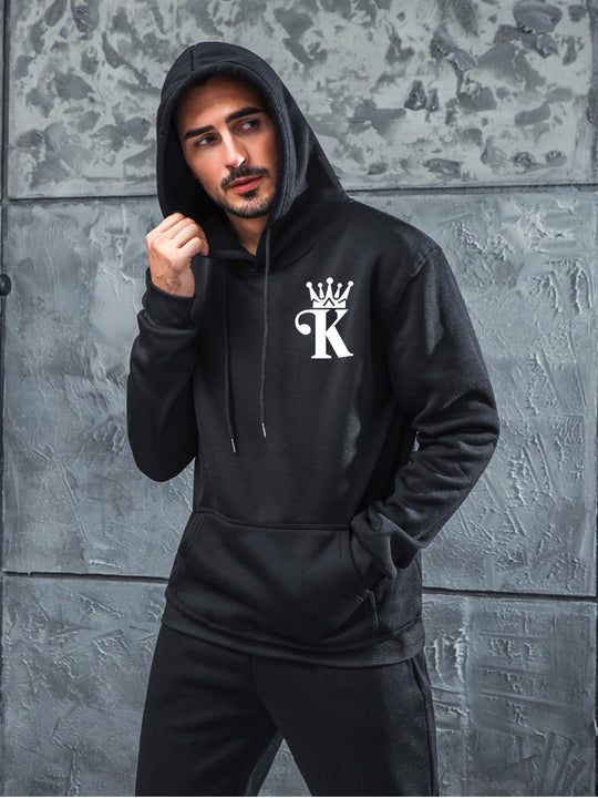 Damen Hoodie mit hochwertigem Kragen und klassischem Logo-Design Fudus