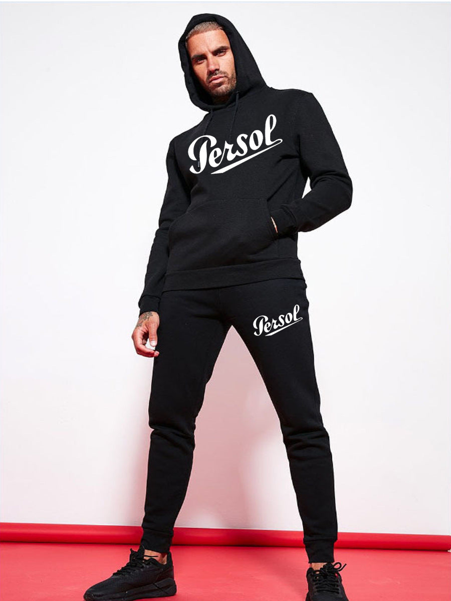 Damen Hoodie- und Jogginghose-Set mit stylish grafischem Design und bequemer Passform Fudus