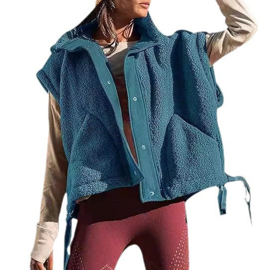 Damen kuschelige Weste Fudus