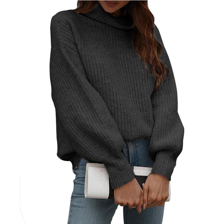 Damen Kuscheliger Strickpullover mit weitem Schnitt Fudus
