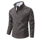 Herren Pullover mit Stehkragen und attraktivem Zipper Fudus