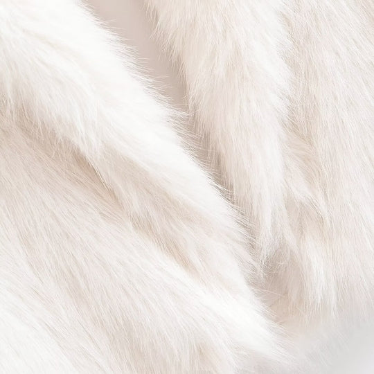 Damen Kunstfelljacke im modernen Design Fudus